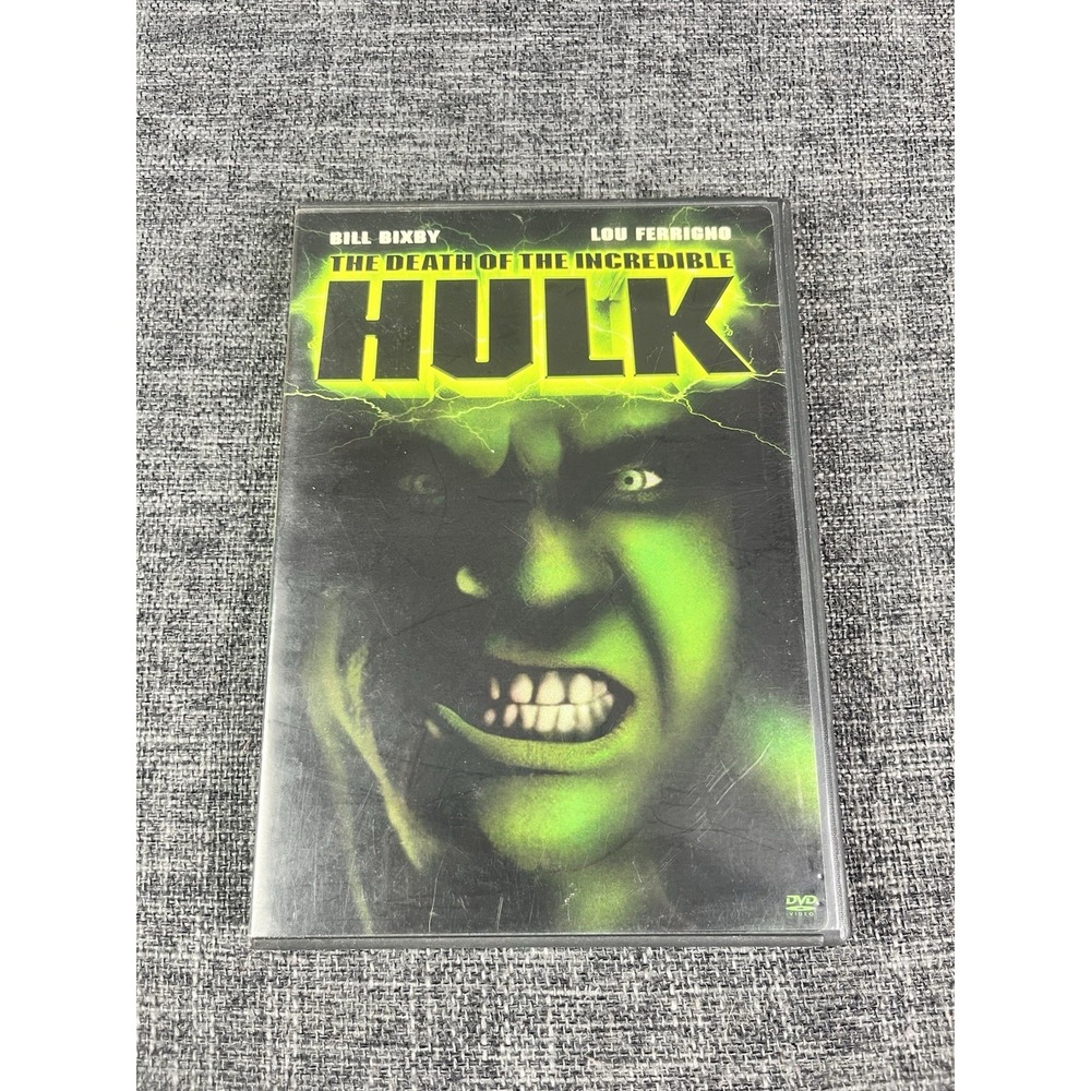 Death of the Incredible Hulk DVD | 1990 Bill Bixby Lou Ferrigno